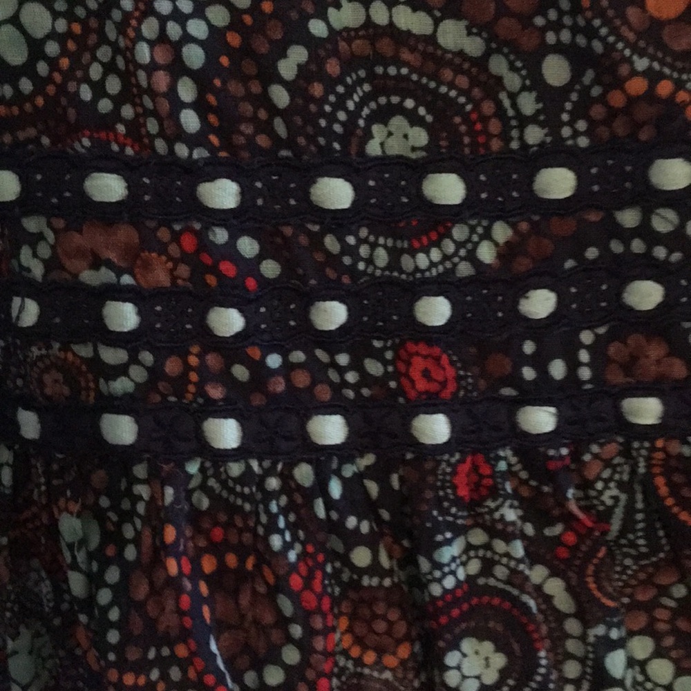 Free People Printed Deep V Dress - Picture 3 of 5
